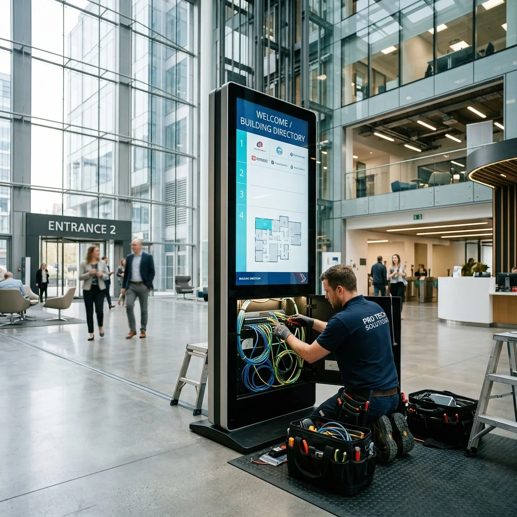 Class A Office Lobby Atrium